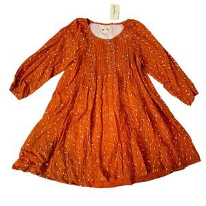 NWT Vignette 12Y Pumpkin Flower Alecia Dress